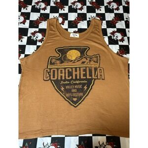 Local Lab Coachella Graphic Ribbed Tank Top XL Festival